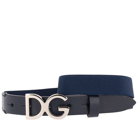 dolce gabbana belt blue